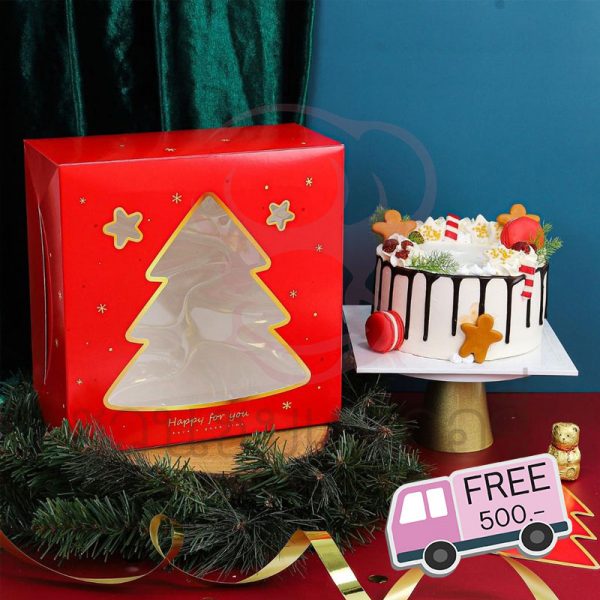 กล่องเค้ก 2 ปอนด์ ลาย x-mas03