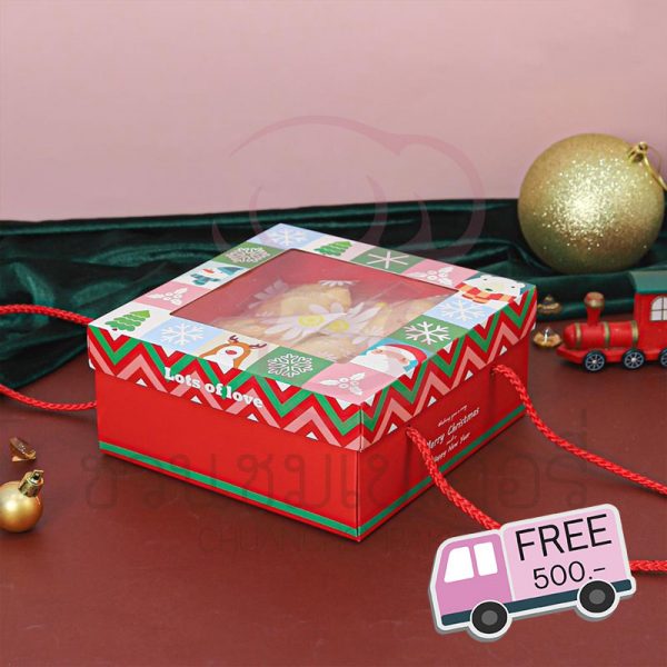 กล่องคุกกี้หูหิ้ว ลาย X-mas02
