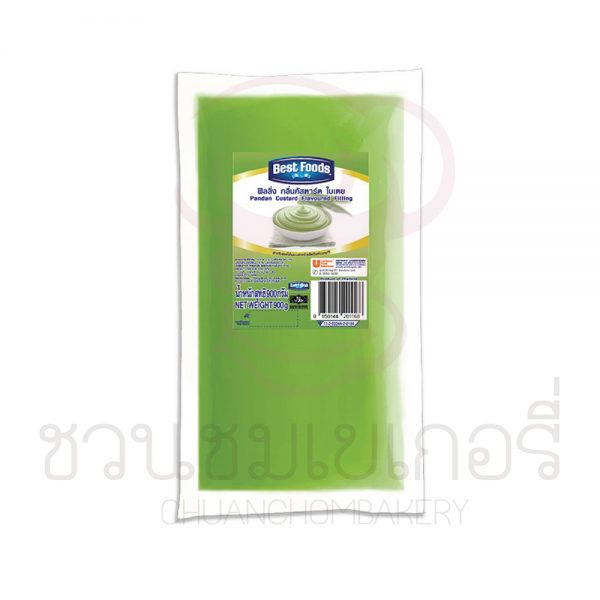 Best Foods ฟิลลิ่ง กลิ่นคัสตาร์ด ใบเตย 900 กรัม รหัส 8850144201168