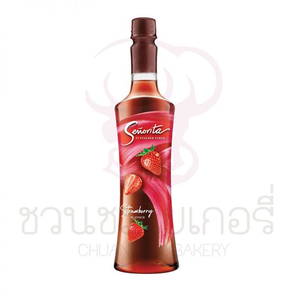 Senorita Strawberry syrup 750 ml รหัส 8850256526067