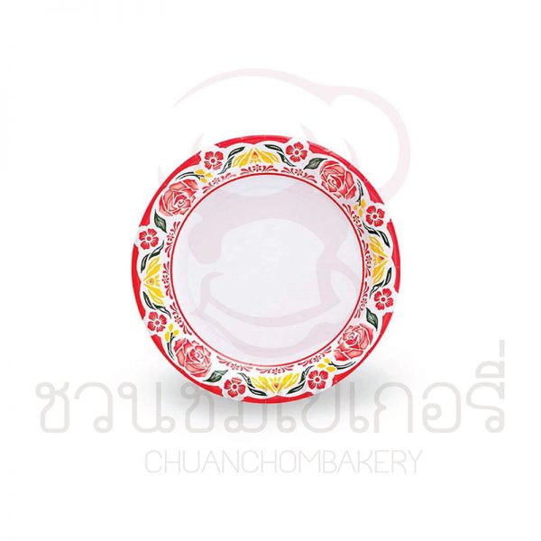 เฟสท์ ช้อยส์ จานกระดาษ ลายดอกย้อนยุคขนาด 8.5 นิ้ว PP002