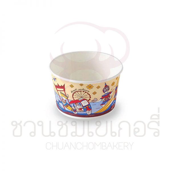 เฟสท์ช้อยส์ ชามกระดาษ ลายเที่ยวไทย 850ml PL019