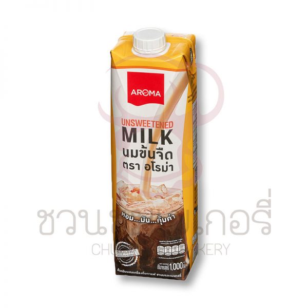 Aroma (อโรม่า)  นมข้นจืด 1,000 ml รหัส 8852641040523