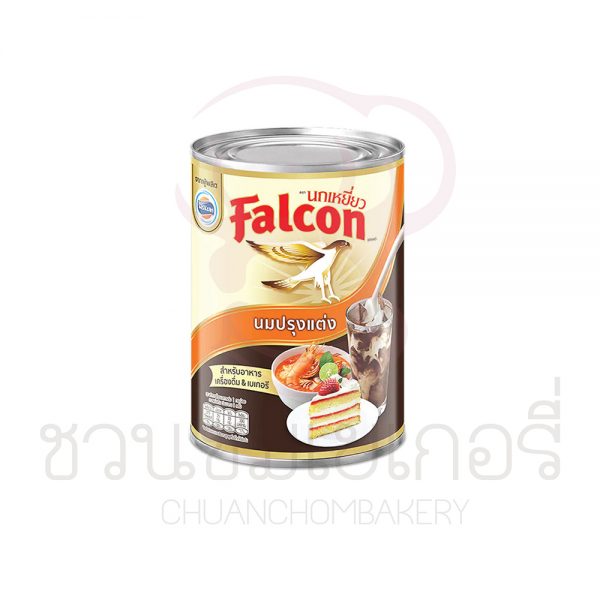 Falcon (นกเหยี่ยว) นมข้นจืดสด 368 ml รหัส 8850188170208