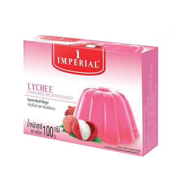 อิมพีเรียล (Imperial)  เจลาตินลิ้นจี่ 100 กรัม รหัส 8850332211351