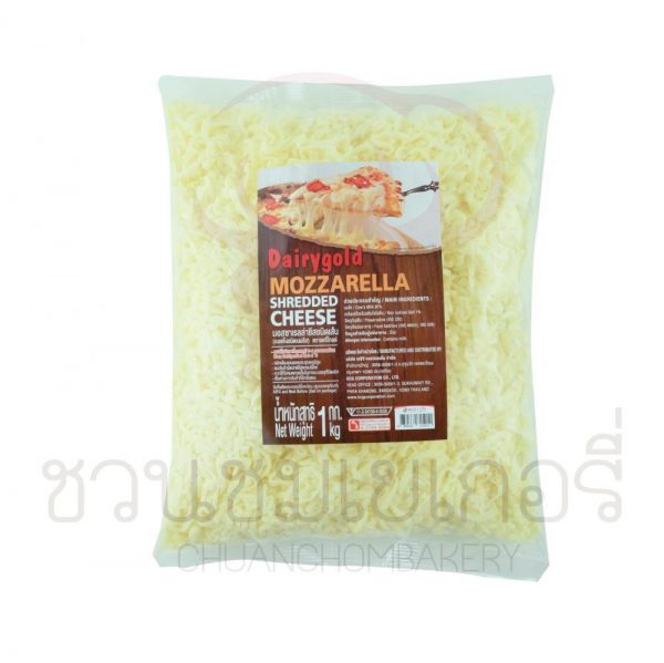 แดรี่โกลด์ มอสซาเรลล่าชีสชนิดเส้น 1 Kg รหัส 8850332315011