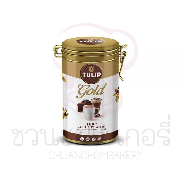 ทิวลิป โกลด์ เครื่องดื่มโกโก้ ชนิดไขมันโกโก้ 22-24 % แบบกระปุก 400 กรัม รหัส 8850939910701