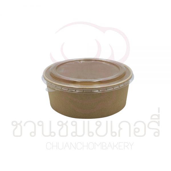 UTRAY BK Kraft Bowl + lid (50ใบพร้อมฝา)  ขนาด 500ml, 750ml, 1,000ml, 1,300ml - Image 4
