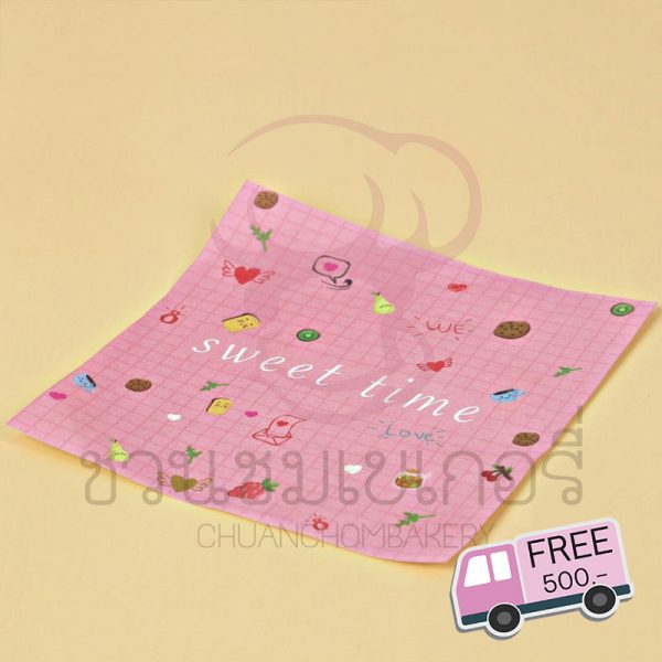 กระดาษรองอาหาร ลายSweet Time รหัส 1001133