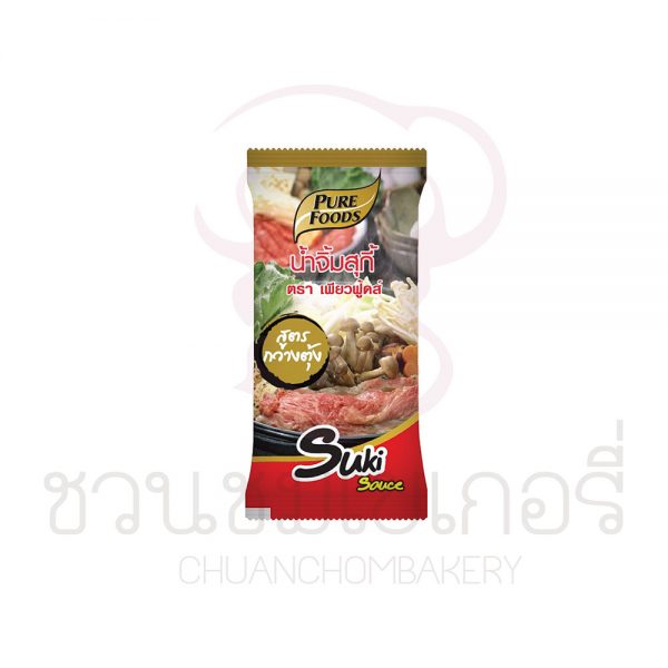 PURE FOODS น้ำจิ้มสุกี้ สูตรกวางตุ้ง 60 กรัม รหัส 8853165001731