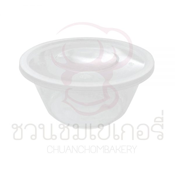 Box guru ชามพลาสติก ใส พร้อมฝา 500ml GW-500B