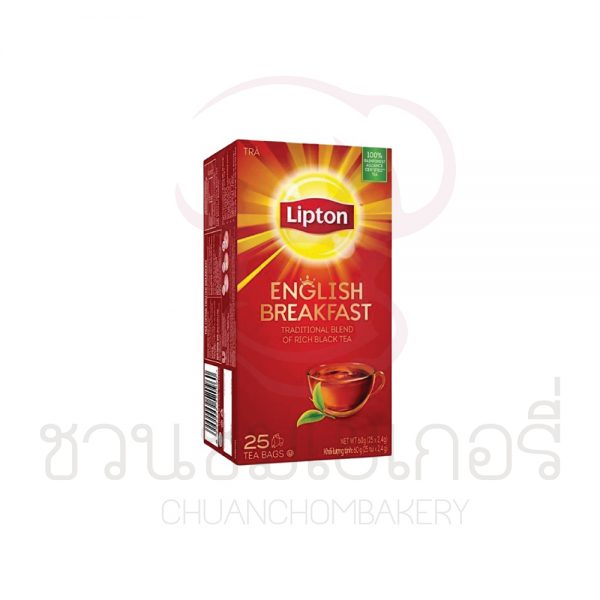 Lipton (ลิปตัน) ENGLISH BREAKFAST อิงลิช เบรคฟาสต์ (2.4G X 25 TEA BAGS) รหัส 8999999520960
