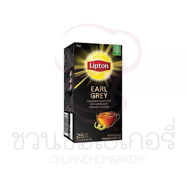 Lipton (ลิปตัน) Earl Grey เอิร์ลเกรย์ (2G X 25 TEA BAGS) รหัส 8999999520977