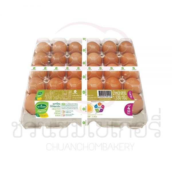 (วางจำหน่ายที่สาขาเท่านั้น) ไข่ไก่สดอนามัยเบอร์ 4 รหัส 8856294055224