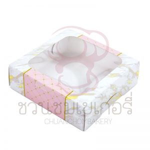 กล่องบราวนี่ พิมพ์ลายหินอ่อนใหญ่ BB02 รหัส PBN2S0310