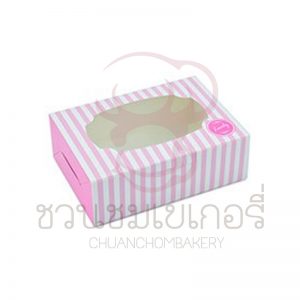 กล่องชิฟฟ่อน สีชมพูเจาะหน้า BB11 รหัส PCH1S0110