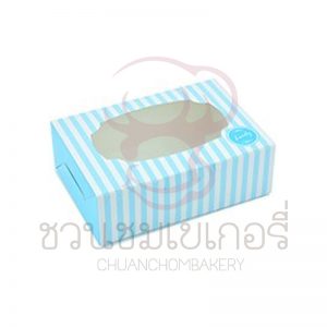 กล่องชิฟฟ่อน สีฟ้าเจาะหน้า BB11 รหัส PCH1S0210