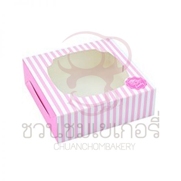 กล่องชิฟฟ่อนสีชมพูเจาะหน้า BB12 รหัส PCH2S0110