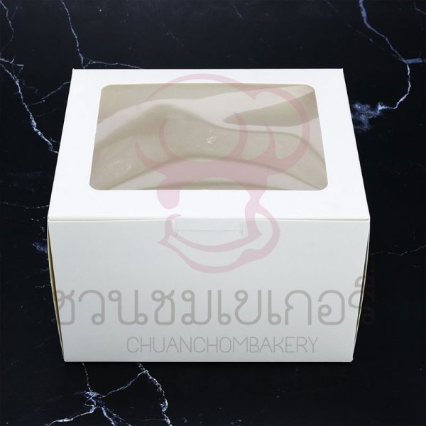 กล่องเค้ก 2 ชิ้น สีขาว WB41 รหัส WCB2C0110