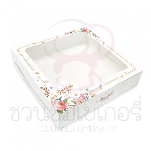 กล่อง2ปอนด์เตี้ยดอกไม้หินอ่อน BK90W-002
