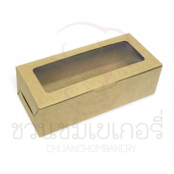 กล่องคุกกี๊ยาวเจาะคราฟท์ BK88W-K01