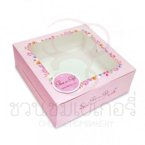 กล่องดอกไม้แฟนซีสีชมพู BK85W-003
