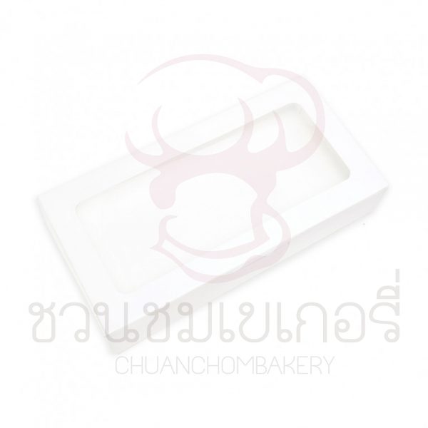 กล่องบราวนี่2ชิ้นสีขาว BK34W-WH1