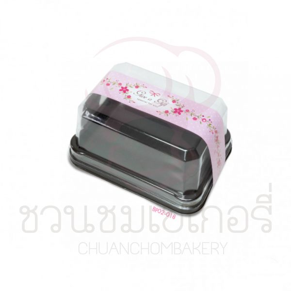 สายคาด 3 CM.ลายดอกไม้พื้นชมพูลายจุด BP02-018