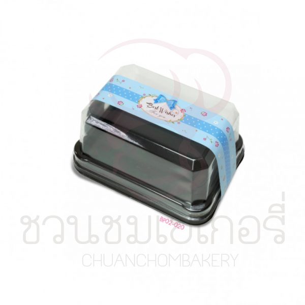 สายคาด 3 CM.ลายดอกไม้พื้นฟ้าลายจุด BP02-020