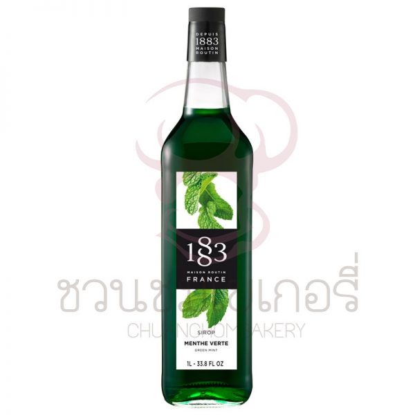 1883 Green Mint Syrup รหัส 3217690060598