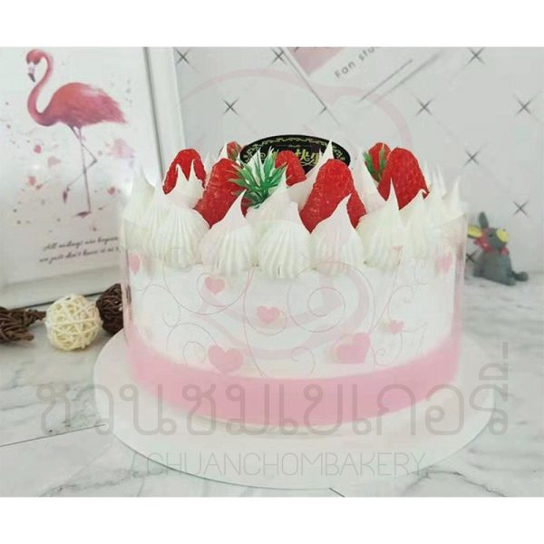 เทปพันเค้กหนา ลายหัวใจ (8 cm x 60 cm) รหัส 5668882300301heart