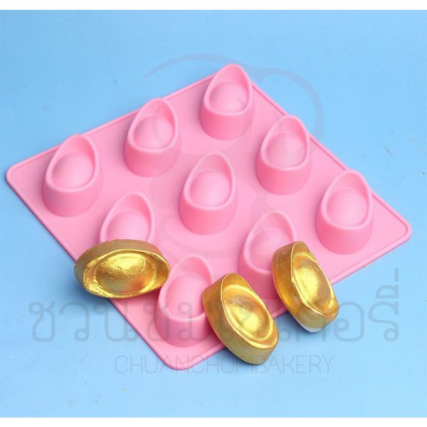 พิมพ์ซิลิโคน ก้อนทอง 9 หลุม 4 cm รหัส 5668883003904