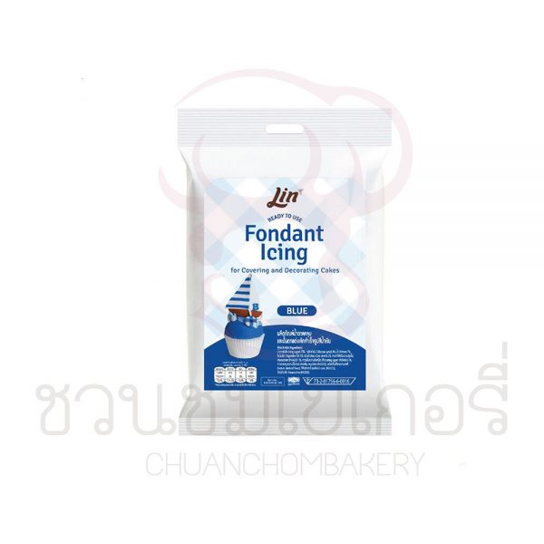ลิน น้ำตาลคลุมเค้ก สีน้ำเงิน 250g รหัส 8859296301160