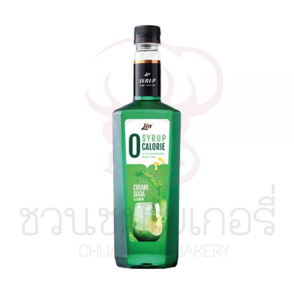 ลิน ไซรัป ครีมโซดา 0 แคลลอรี่ 750 มล. รหัส 8859296301276