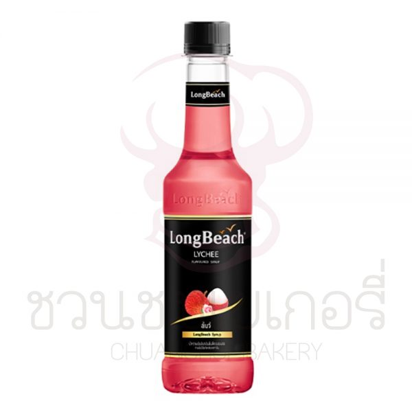 ลองบีช น้ำหวานเข้มข้นรสลิ้นจี่ ขนาด 320 มล. รหัส 8859479400284