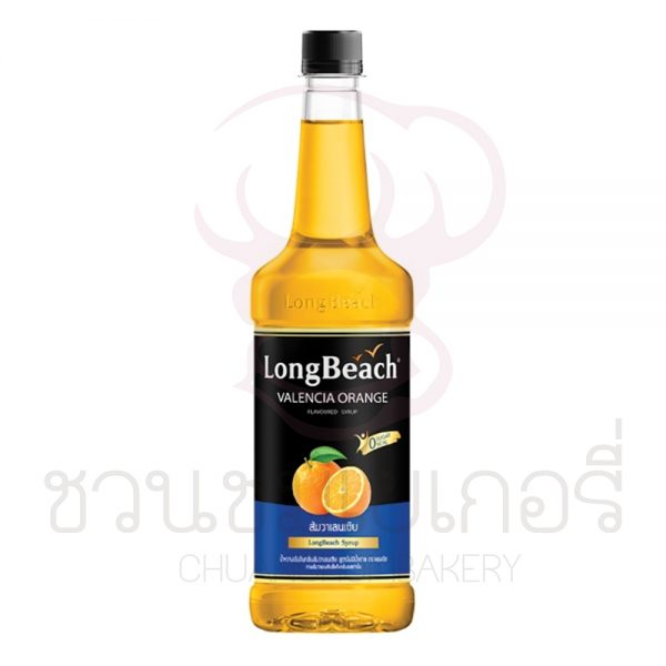 ลองบีช กลิ่นส้มวาเลนเซีย สูตรไม่มีน้ำตาล ขนาด 740 มล. รหัส 8859479405302