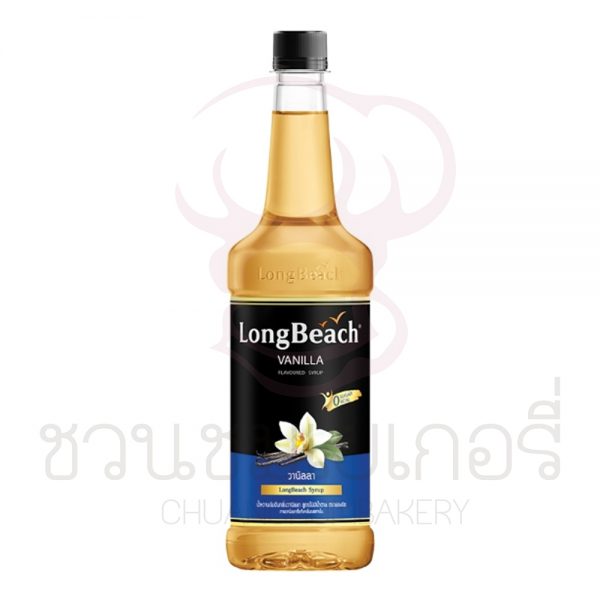 ลองบีช กลิ่นวนิลลา สูตรไม่มีน้ำตาล ขนาด 740 มล. รหัส 8859479405364