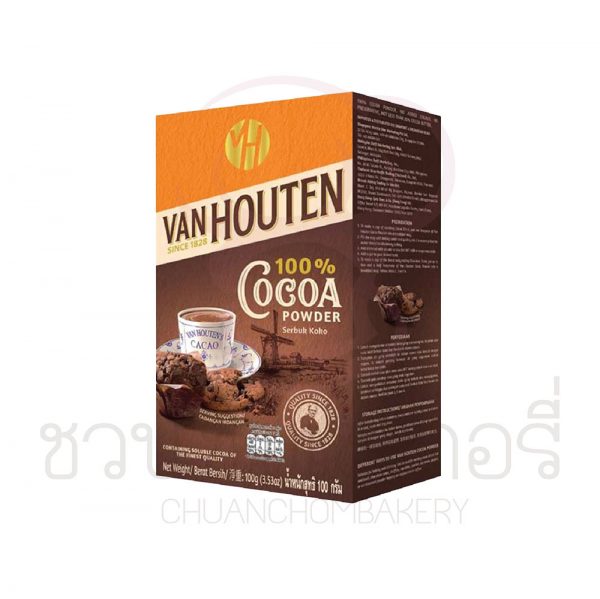 Van houten โกโก้ผง 100 กรัม รหัส 8991001400284