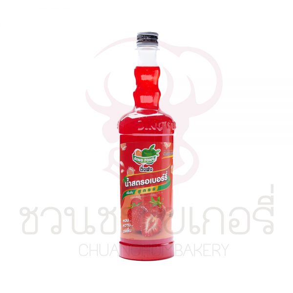 ติ่งฟง น้ำสตรอเบอร์รี่ 760 มล. รหัส 8858732821026