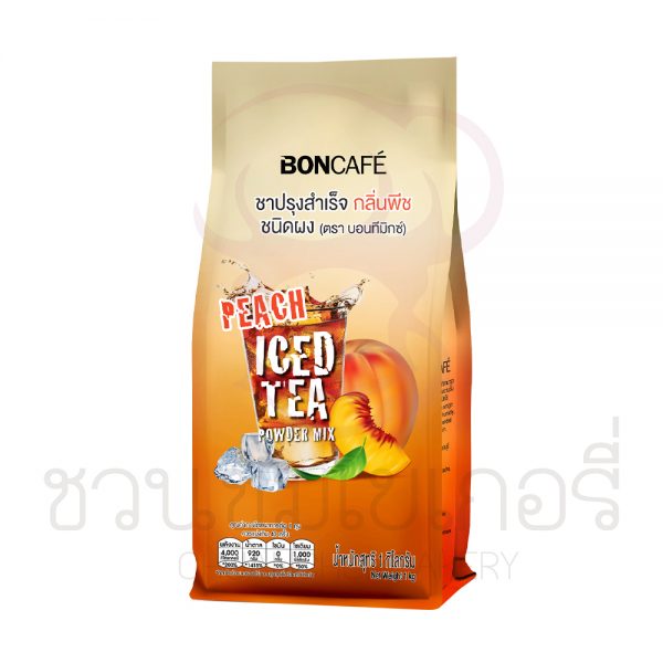 Boncafe บอนที มิกซ์ กลิ่นพีช (ถุงฟอยล์) รหัส 8850287000482