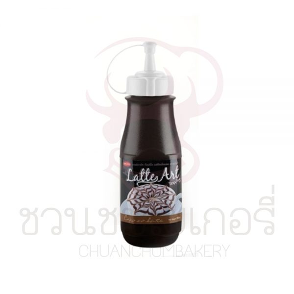 อโรม่า ลาเต้อาร์ตท็อปปิ้ง ช็อกโกแลต 350 มล. รหัส 8852641028866