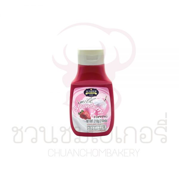 จูนิเปอร์ ท็อปปิ้งสตรอเบอร์รี่นม 210 กรัม รหัส 8853375000340