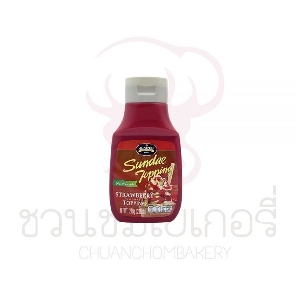 จูนิเปอร์ ท็อปปิ้งสตรอว์เบอร์รี่ 210 กรัม รหัส 8853375000456