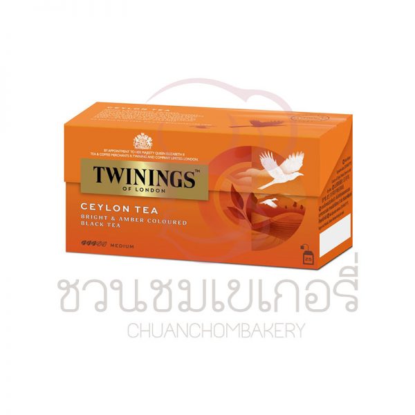 Twinings ไฟน์เนส ซีลอน ชนิดซอง 2 กรัม แพ็ค 25 ซอง รหัส 070177108793