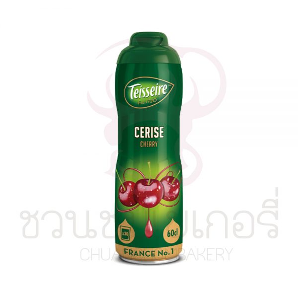 Teisseire (เตสแซร์) Cherry Syrup 600 ml รหัส 3092718591564