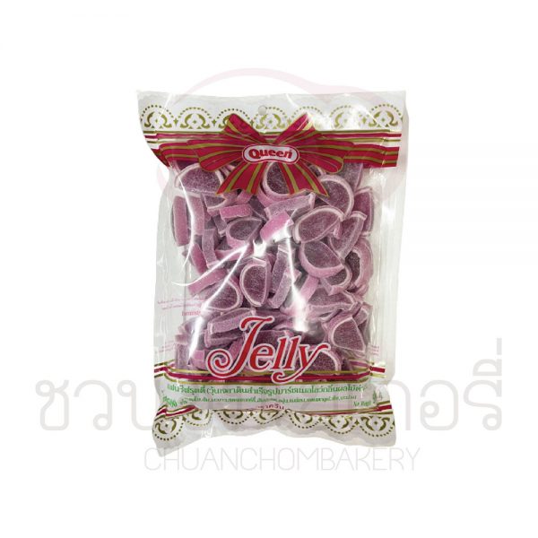 ควีน เยลลี่ แฟนซีฟรุ๊ตตี้ กลิ่นต่างๆ องุ่น สับปะรด แตงโม แคนตาลูป สตรอว์เบอร์รี่ 500 กรัม - Image 2