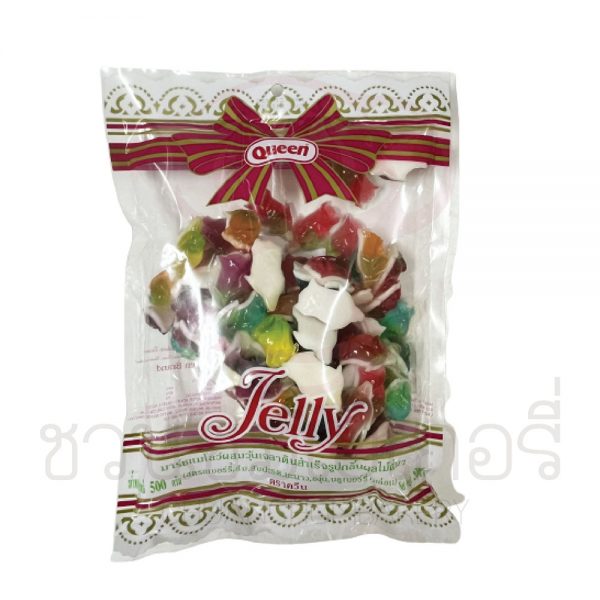 ควีน เยลลี่ กุหลาบ 500 กรัม รหัส 8852028303012