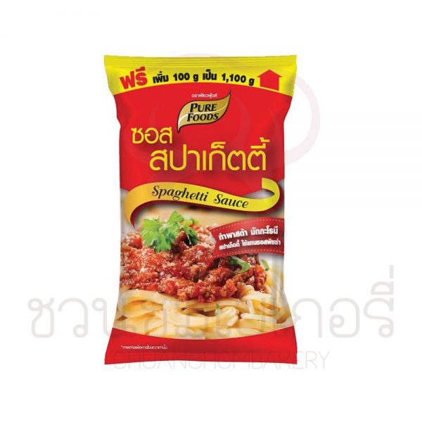 PURE FOODS ซอสสปาเก็ตตี้สำเร็จรูป 1,000 กรัมรหัส 8853165016858