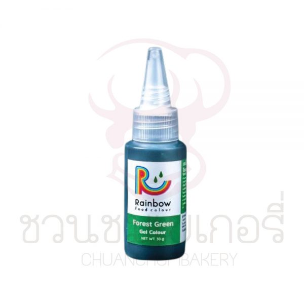 Rainbow Food Colour สีเจลผสมอาหาร Forest Green 30 กรัม รหัส 8857127812113
