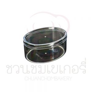 กล่องพลาสติก ทรงวงรี ชนิดแข็ง C-0498